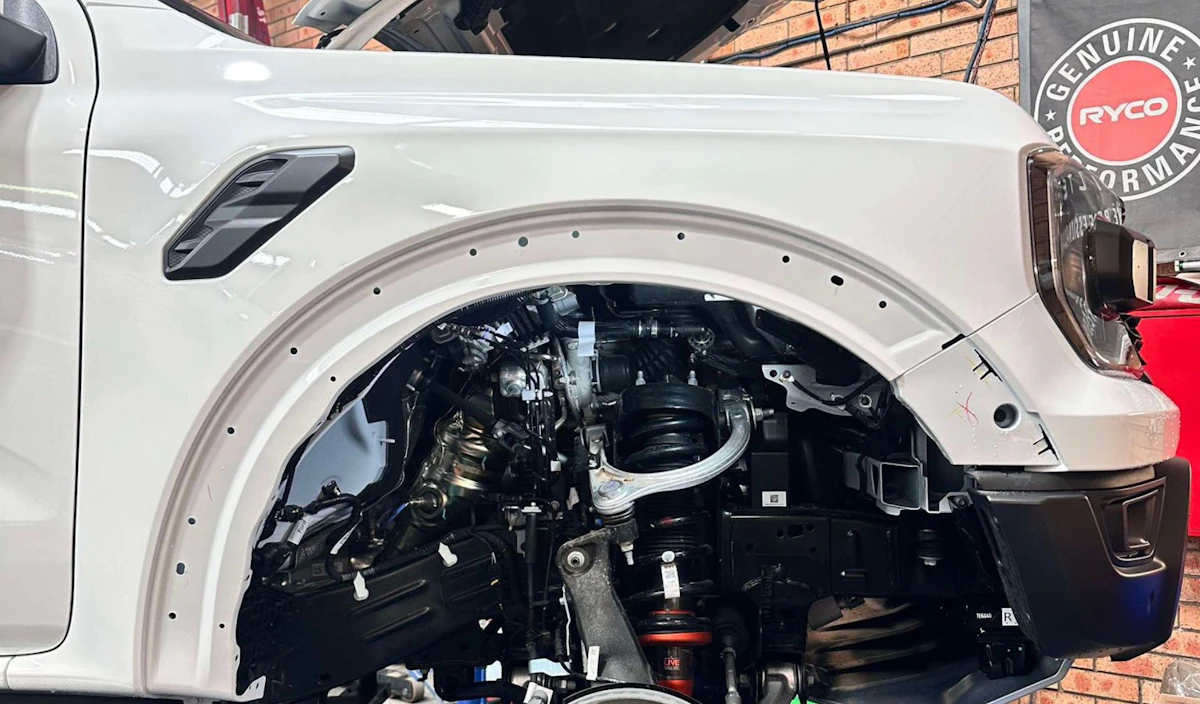 Snorkel installation before